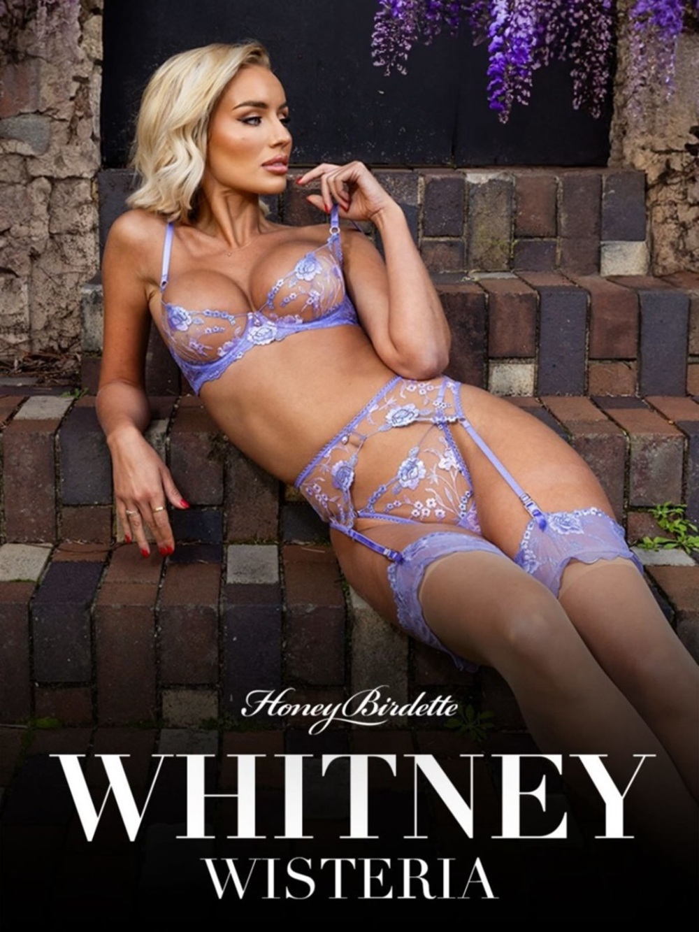 Honey Birdette Whitney Wisteria Bra NEW